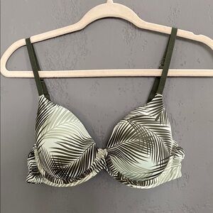Kindly Palm Print Underwire Bra Size 36B